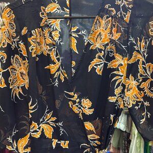 Fifth Avenue Floral Wrap Dress